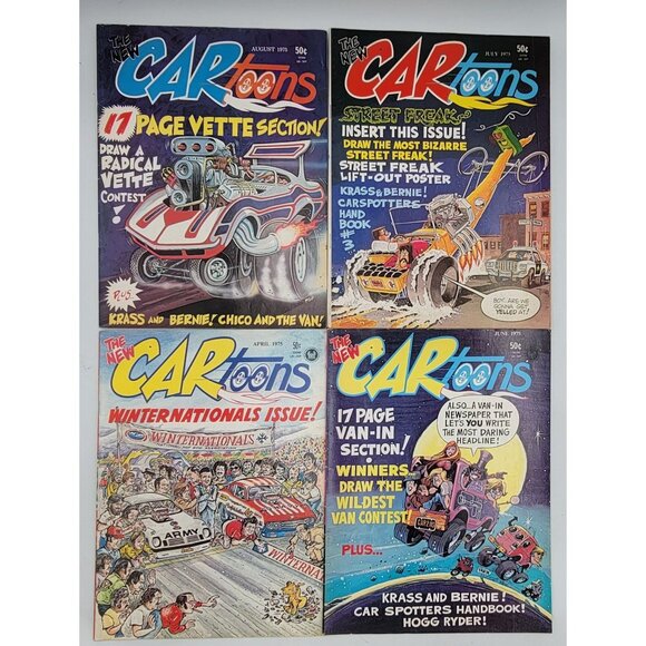 Vintage CARtoons Comic Book Lot Of 17 Issues From 1970s & 1980s - Picture 4 of 6